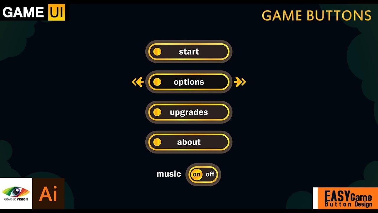 Settings menu for game  Menu design, Menu, Games