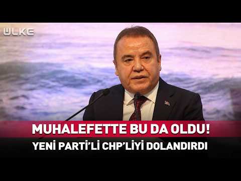 Now This Has Happened in the Opposition: New Party Member Scams CHP Member