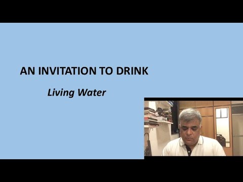 AN INVITATION TO DRINK: Living Water