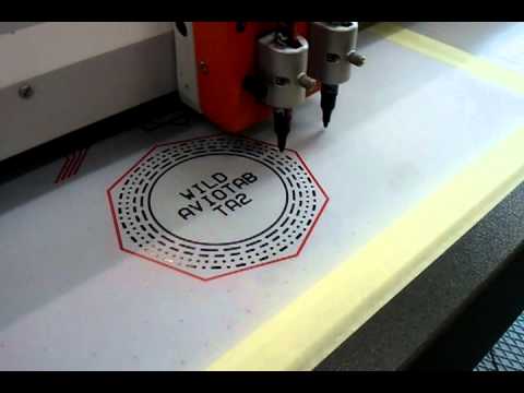 Running test program on my Wild TA2 Plotter