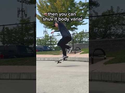 a fun trick to learn! shuv it body varial. #skate #viral #howto #sk8 #popshuvit