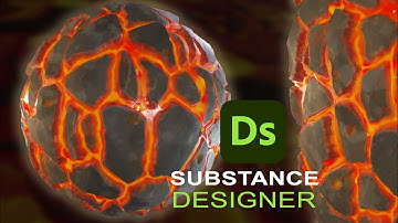 Rock And Lava | Substance Designer 2022