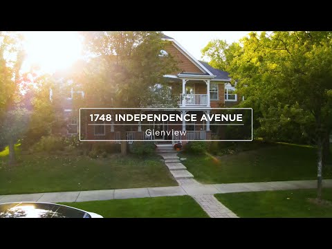 1748 Independence Avenue, Glenview, IL home video tour