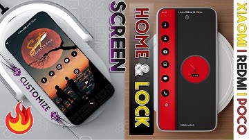 I Used Xiaomi Themes Only To Customize Like this 😍❤️ | Minimal Tree Xiaomi Home Screen | Techofalam