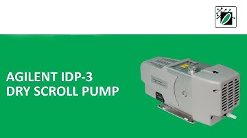 Agilent IDP-3 Dry Scroll Vaccum Pump | Easy maintenance