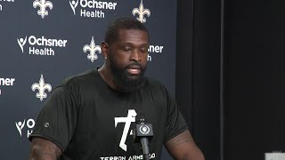 FULL INTERVIEW: Terron Armstead to be Saints Legend of the Game for Sundays season opener
