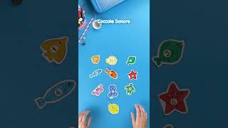 Gioco della pesca dei pesci numerati da 1 a 10 🎣 🐟🐡 - Lavoretti per bambini - Coccole Sonore #shorts screenshot 5