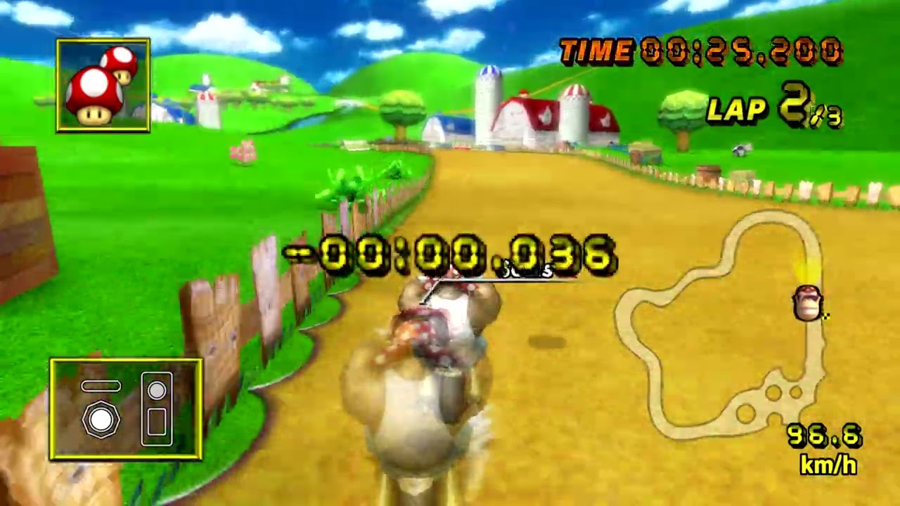 【MKW WR】 Moo Moo Meadows - 