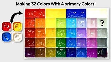 How to Make 32 Colors With Only 4 Primary Colors!