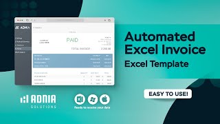 Automated Excel Invoice Template