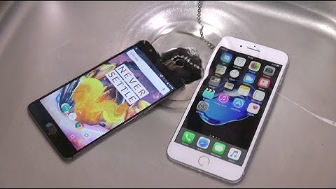 OnePlus 3T vs iPhone 7  Water Test Will It Survive?! (4K)