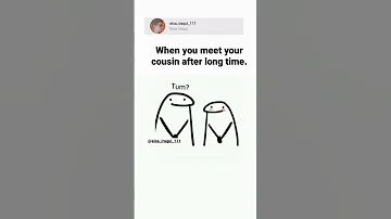 When You Meet Your Cousin After Long Time Cousin Eisairaqui11 