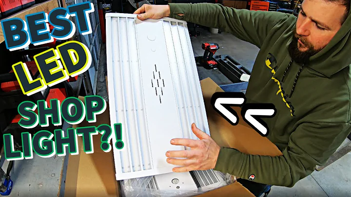 BEST LED SHOP LIGHTS!? (HyperLite -High Bay Lights) INSTALL + REVIEW!