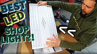 BEST LED SHOP LIGHTS!? (HyperLite High Bay Lights) INSTALL + REVIEW!