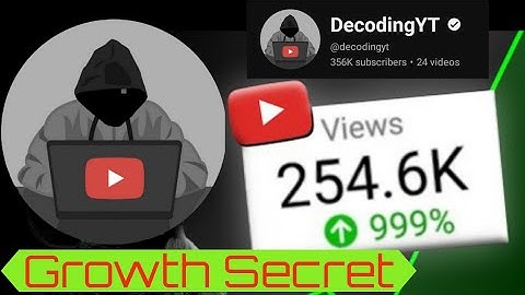 How @decodingyt Beat YouTube Algorithm | Growth Secret | Fastest way to grow on YouTube