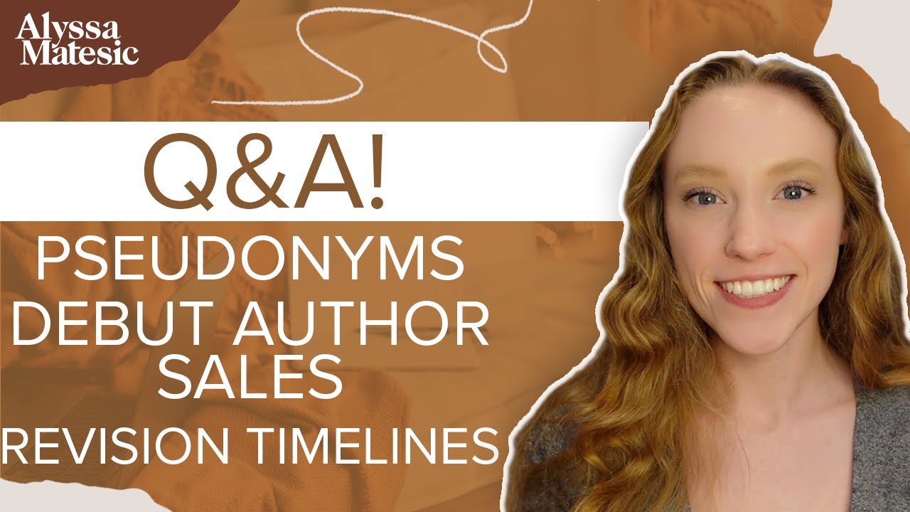 Should you write under a pseudonym?