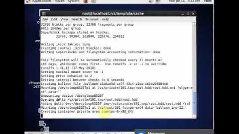 install openvz basic