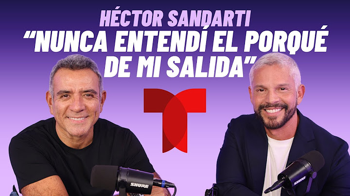 HECTOR SANDARTI: SU INESPERADO DESPIDO DE TELEMUNDO 😱 Cara a Cara con Rodner Figueroa