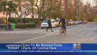 Cars To Be Banned From Parts Of Central Park
