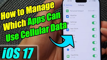 iPhone iOS 17: How to Manage Which Apps Can Use Cellular Data