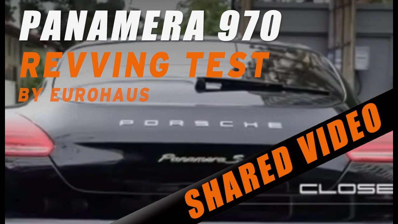 m2 a mm2 iPE Panamera 970.2 Revving test