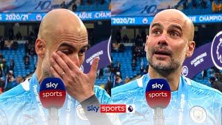 Pep Guardiola Breaks Down Into Tears Speaking About Sergio Aguero Leaving Manchester City