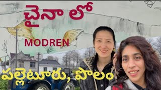 చైనాలో modern పల్లెటూరు, పొలం..🚜#chinapillateluguvlogs#chinateluguvlogs#villagevlog