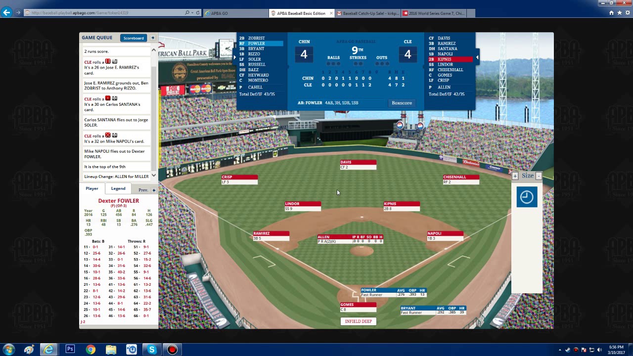 apba baseball online