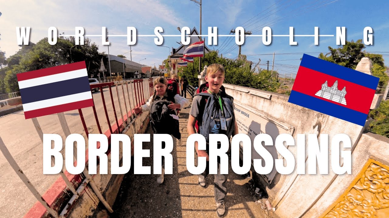 Международное обучение без границ | Семейное путешествие из Бангкока в Камбоджу + Путешествие, ос...