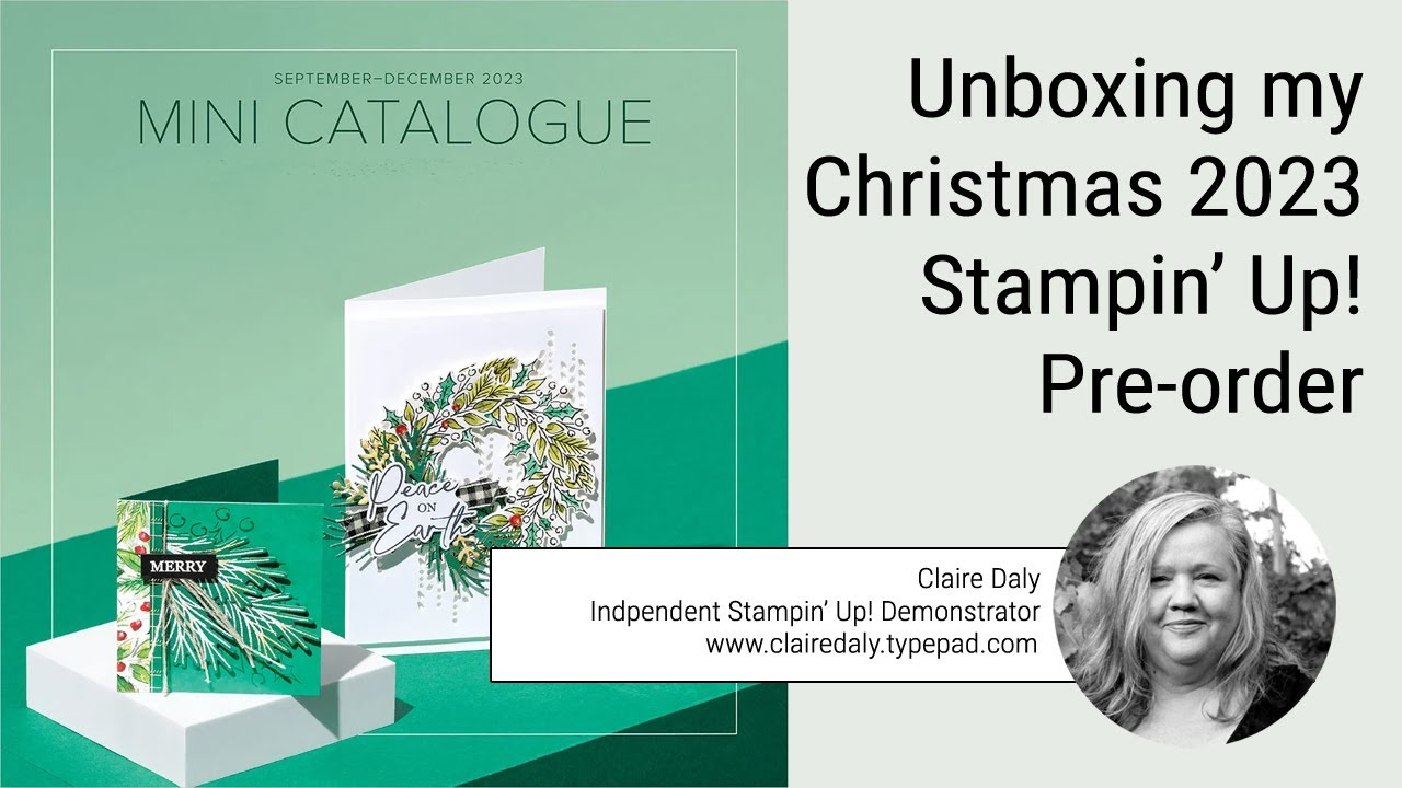 UNBOX The 2023-2024 Stampin' Up Annual Catalog Sneak Peek With Me! 