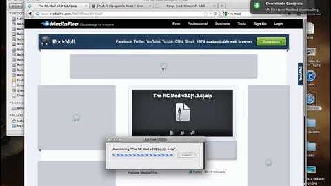 How to install the RC mod minecraft 1.2.5 [MAC].