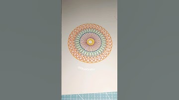 ✍️Fantastic art‼️ #satisfying #scratch #shorts #spirograph #asmr #art #kkua