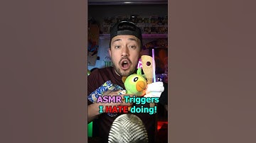ASMR Triggers I HATE doing!