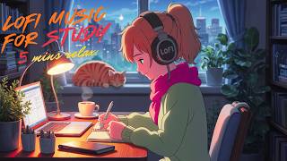 5 Minutes Dusty Afternoon Echoes Lofi Music | Here's I Relief my Stress | Lofi Evenings