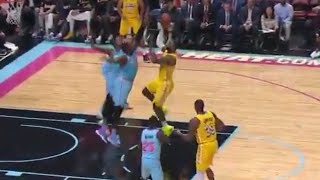 Bam Adebayo BLOCKED Lebron James | Lakers vs Heat 12.13.2019
