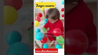 JUEGOS CASEROS BEBÉS #actividades #educación #familia #familytime #crianza #juguetescaseros