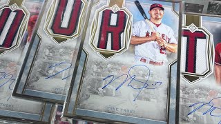 Topps Transcendent 1/1 Mike Trout Letter Patch Game Used #miketrout #sportscards #whodoyoucollect