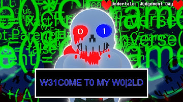 Undertale: Judgement day Fatal Error Sans and Geno Sans Gameplay