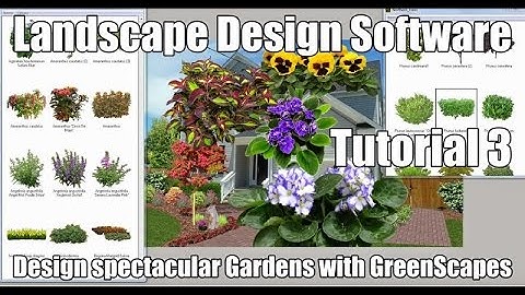 Landscape Design Software | GreenScapes creates spectacular gardens. Tutorial 3