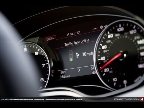 Audi's Car to X System can Predict Green Lights