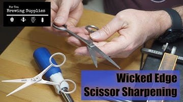 Wicked Edge Scissor Sharpening ASMR