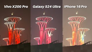 Techtablets Видео Vivo X200 Pro Vs Galaxy S24 Ultra Vs iPhone 16 Pro Max Camera Comparison
