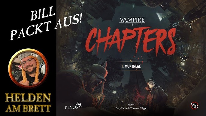 Pegasus Spiele & Flyos: Vampire – The Masquerade – Chapters Grundspiel  (Deutsch) - BRETTSPIEL-PIONIERE