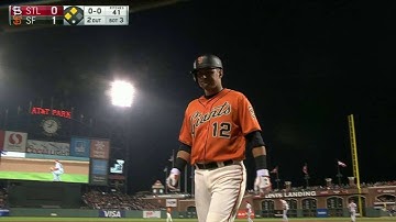 STL@SF: Panik plates Span with a sacrifice fly