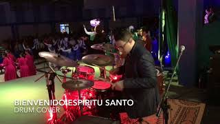 Video thumbnail of "Bienvenido Espíritu Santo (Miel San Marcos) Drum Cover by Jonathan López"