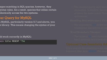 Understanding the Differences in REGEX Functionality Between MySQL and MariaDB