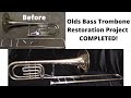Olds Bass Trombone Restoration Project #10: Free Up the Slide and Re-Assemble