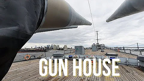 Inside a 16in Gun House