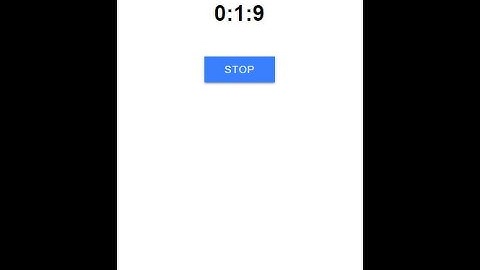 How to add a timer ⏲️ in ionic app