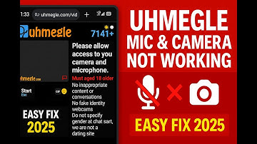 Uhmegle Please allow access to your camera and microphone on android fix 2025
